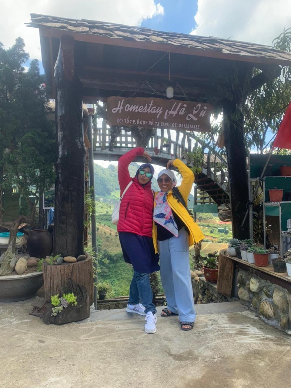 Ha Lu Homestay Lao Cai Exterior foto